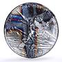 Mexico 1 onza Libertad Angel of Independence Rainbow Patina silver coin 2001