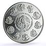 Mexico 1 onza Libertad Angel of Independence silver coin 2001