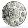 Mexico 1 onza Libertad Angel of Independence silver coin 2002