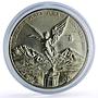 Mexico 1 onza Libertad Angel of Independence silver coin 2002