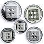 China Macau Various Set Portugal Colony Coinage silver coins 1983
