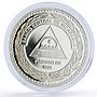 Nicaragua 50 cordobas BCN Central Bank 40th Anniversary proof silver coin 2000