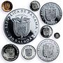 Panama Various Set Republic Balboa Pacific Discovery proof silver coins 1982