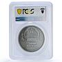 Mongolia 500 togrog Campbell Hamster Wildlife Fauna MS 70 PCGS silver coin 2015