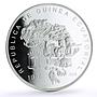 Equatorial Guinea 7000 francs Elephant Wildlife 5 oz proof silver coin 1995