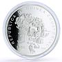 Equatorial Guinea 7000 francs Elephant Wildlife 5 oz proof silver coin 1995