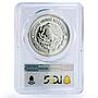 Mexico 500 pesos 1910 Revolution History Politics PR68 PCGS silver coin 1985