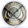 Mexico 10 pesos Atlantes Precolombina Toltec 5 oz silver coin 1998