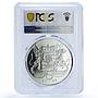 Austria Salzburg 1 thaler Colloredo 1790 Restrike MS 69 PCGS silver coin 1982