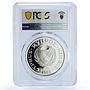 Cyprus 1 pound Seoul Summer Olympic Games KM-64a PR 70 PCGS silver coin 1988