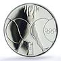 Cyprus 1 pound Seoul Summer Olympic Games KM-64a PR 70 PCGS silver coin 1988