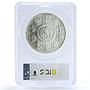 Mexico 5 onzas Libertad Angel of Independence KM-615 MS 66 PCGS silver coin 1999