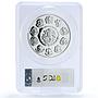 Mexico 20 pesos Pyramid Kukulcan Chichen Itza KM-945 PR 69 PCGS silver coin 2011