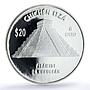 Mexico 20 pesos Pyramid Kukulcan Chichen Itza KM-945 PR 69 PCGS silver coin 2011