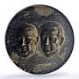 Mexico De Gaulle Mateos Visit Grove-872a Politics MS 63 PCGS silver medal 1964