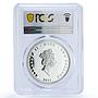 Niue 2 dollars Love Precious Swallow Birds Color PR 69 PCGS silver coin 2013