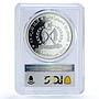 Saharawi 5000 pesetas Proclamation Republic Jeep Car PR 67 PCGS silver coin 1996