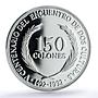 El Salvador 150 colones Discovery America KM-160 Ship MS 69 PCGS silv. coin 1992