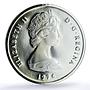 Turks and Caicos Islands 20 crowns Queen Victoria PR 69 PCGS silver coin 1976