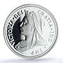 Zambia 4000 kwacha Queen Victoria History Politics PR 69 PCGS silver coin 2001