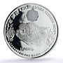 Laos 15000 kip Chilasoma Fower Horn KM-117 Fish Fauna PR69 PCGS silver coin 2003