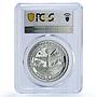 Marshall Isl. 50 dollars Neptune Solar System Space PR 69 PCGS silver coin 1994