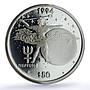 Marshall Isl. 50 dollars Neptune Solar System Space PR 69 PCGS silver coin 1994