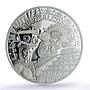 Nicaragua 10 cordobas Quetzalcoatl Maya KM-148 PR 69 PCGS silver coin 2021