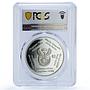 South Africa 2 rand Southern Right Whale Marine Fauna PR69 PCGS silver coin 2002