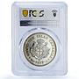 Spain Tenerife Island Canary Islas Collection MS 66 PCGS silver medal 1977