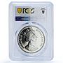 Gibraltar 1 crown Corgi Man Best Friends Dog MS 68 PCGS CuNi coin 1991