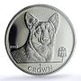 Gibraltar 1 crown Corgi Man Best Friends Dog MS 68 PCGS CuNi coin 1991