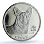 Gibraltar 1 crown Corgi Man Best Friends Dog MS 68 PCGS CuNi coin 1991