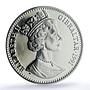 Gibraltar 1 crown Corgi Man Best Friends Dog MS 68 PCGS CuNi coin 1991