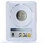 Equatorial Guinea 5 bipkwele Republic Nkogo KM-51 MS 64 PCGS CuNi coin 1980
