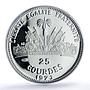 Haiti 25 gourdes Christopher Columbus Colomb KM-102 PR 69 PCGS silver coin 1973