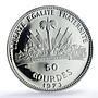 Haiti 50 gourdes Woman on the Beach Fineness Left PR 69 PCGS silver coin 1973