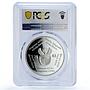 South Africa 2 rand Eagles Birds Prey Fauna PR 70 PCGS silver coin 2003