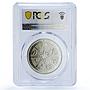 Ukraine 5 hryvnias Black Stork Chornobyl Reserve Bird Fauna MS 70 PCGS coin 2024