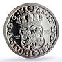 Mexico 1 onza 8 Reales Restrike 1732 Pillar Dollar PR 68 PCGS silver medal 1988
