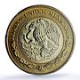 Mexico 10 pesos Aztec Rev. Normal Denticles KM-616 MS 66 PCGS bimetal coin 2007