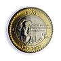 Mexico 20 pesos Octavio Paz Rev. KM-638 MS 66 PCGS bimetal coin 2000 - 2001