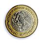 Mexico 20 pesos Octavio Paz Rev. KM-638 MS 66 PCGS bimetal coin 2000 - 2001