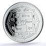 Nepal 500 rupees Lord Buddha Buddhism Religion PR 69 PCGS silver coin 1995