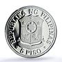 Philippines 5 piso Marcos New Society KM-210.1 PR 70 PCGS nickel coin 1975