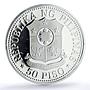 Philippines 50 piso Marcos New Society KM-212 PR 70 PCGS silver coin 1975