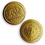 Palau 1 dollar Romulus Remus Aureus Restrike KM-327 MS 70 PCGS gold coin 2010