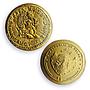 Palau 1 dollar Vespasian Aureus Restrike KM-310 MS 70 PCGS gold coin 2010
