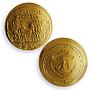 Palau 1 dollar Germanicus Aureus Restrike KM-236 MS 70 PCGS gold coin 2009