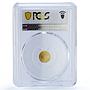 Palau 1 dollar Tiberius Aureus Restrike KM-246 MS 70 PCGS gold coin 2009